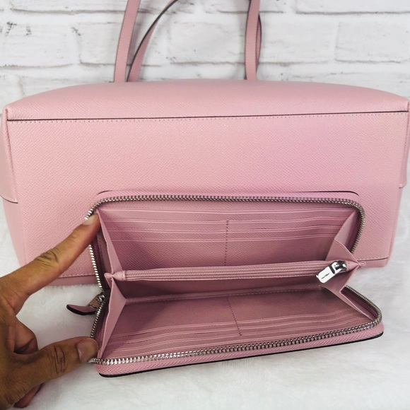 2PCS Coach City Zip Top Tote Wallet Set - Picture 5 of 8